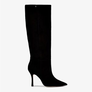 Larroude Kate Boot In Black Suede NWT